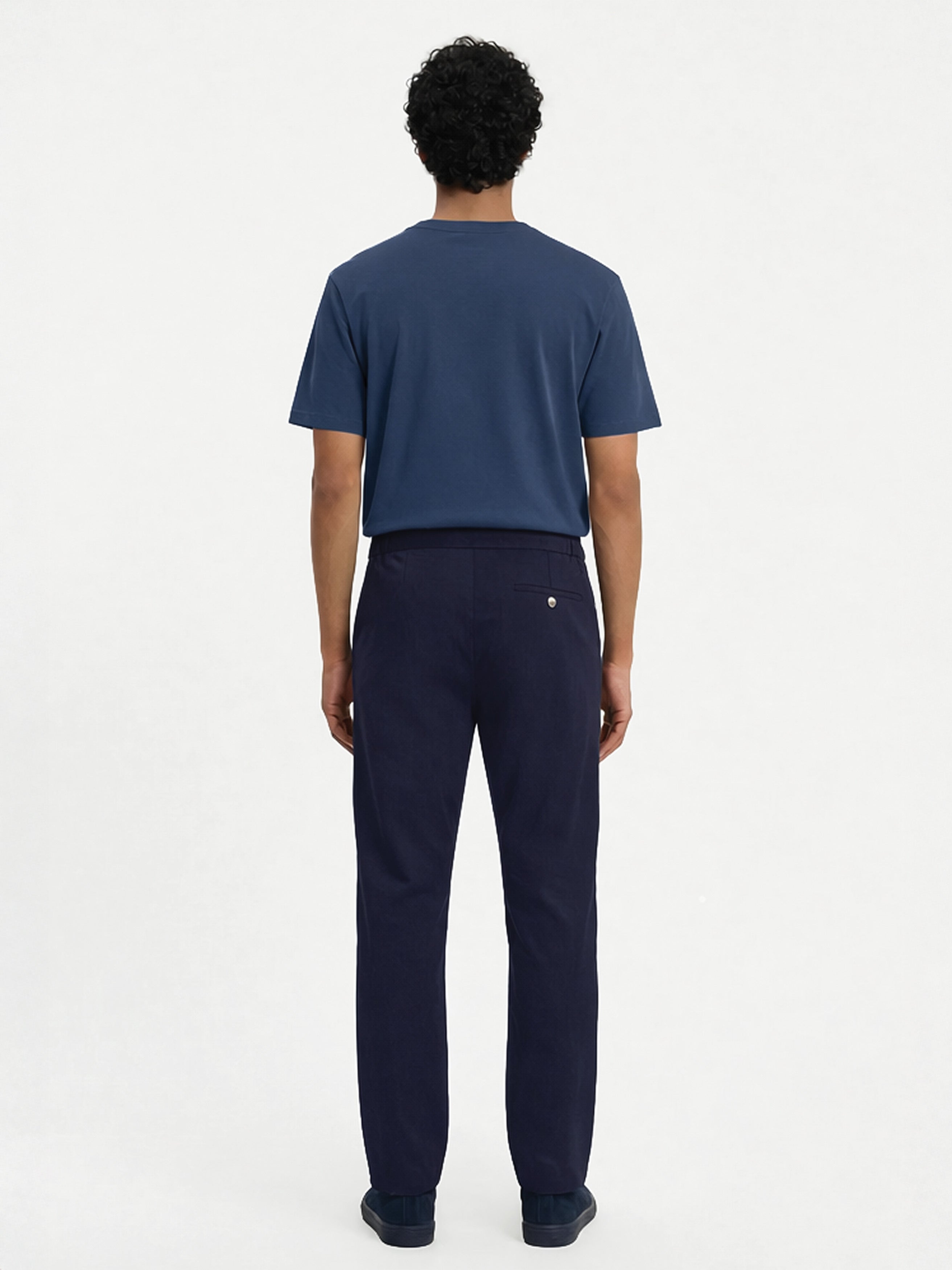 The 24 Trouser Regular || Navy | Stretch Cotton