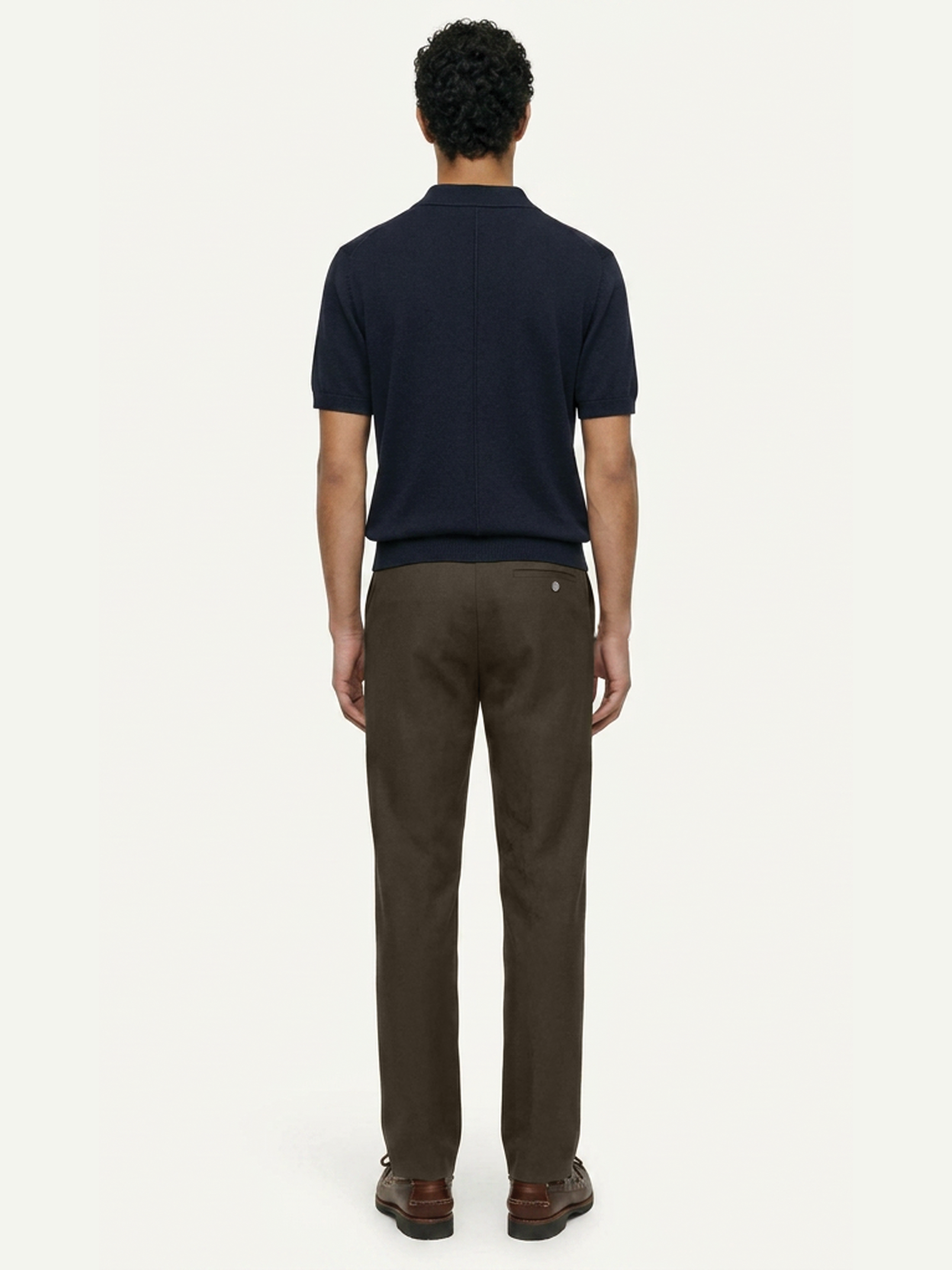 The 24 Classic Polo || Navy | Cotton Silk