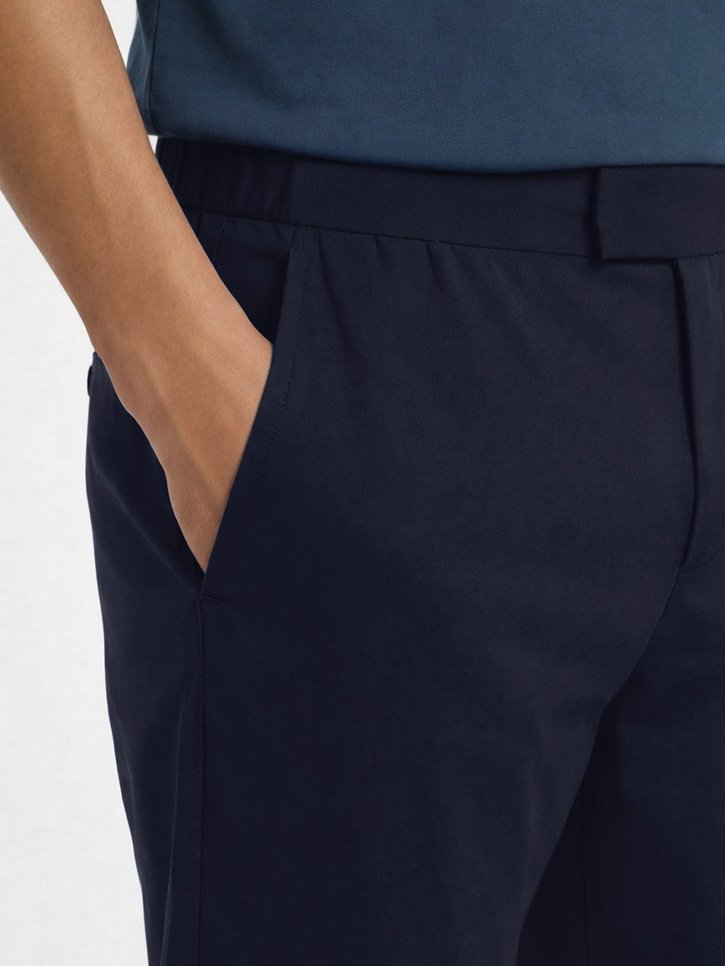 The 24 Trouser Regular || Navy | Stretch Cotton