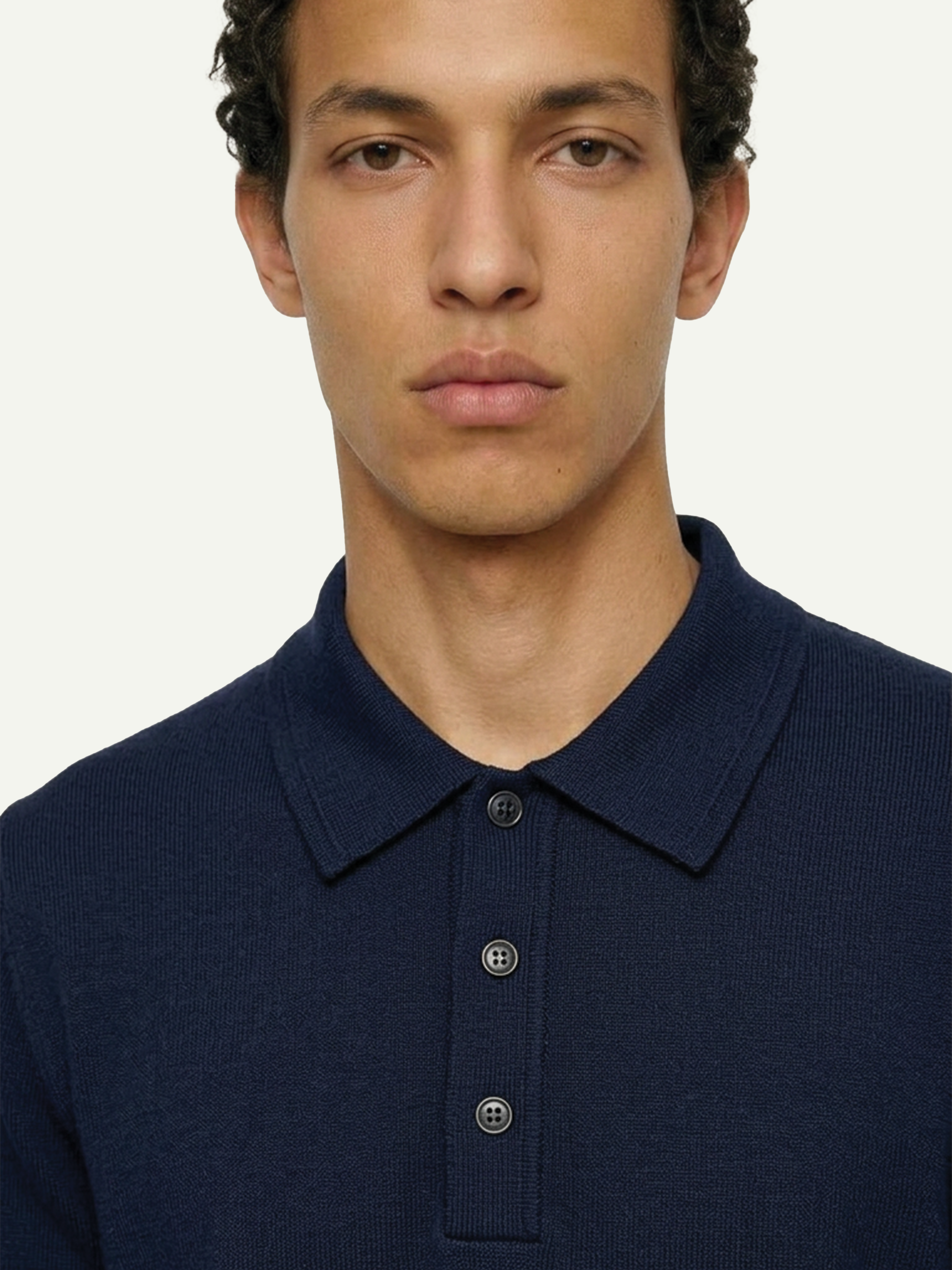 The 24 Classic Polo || Navy | Cotton Silk