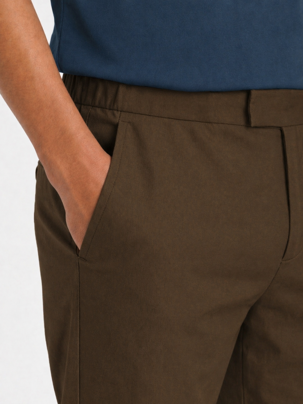 The 24 Trouser Regular || Khaki | Stretch Cotton