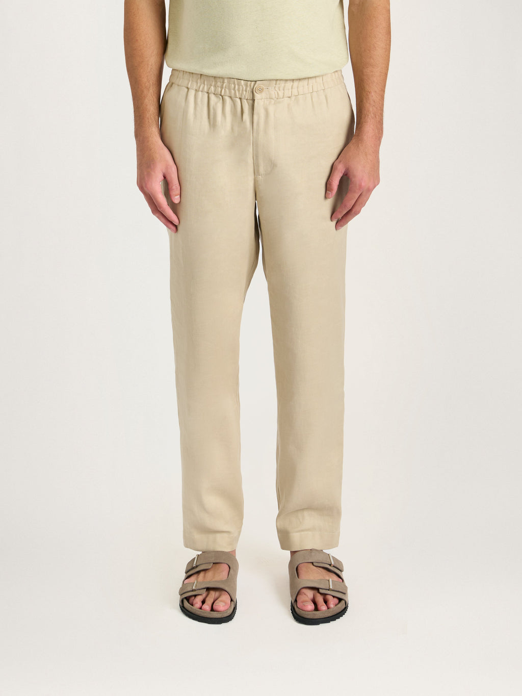 The Easy Trouser Linen || Sand | Linen