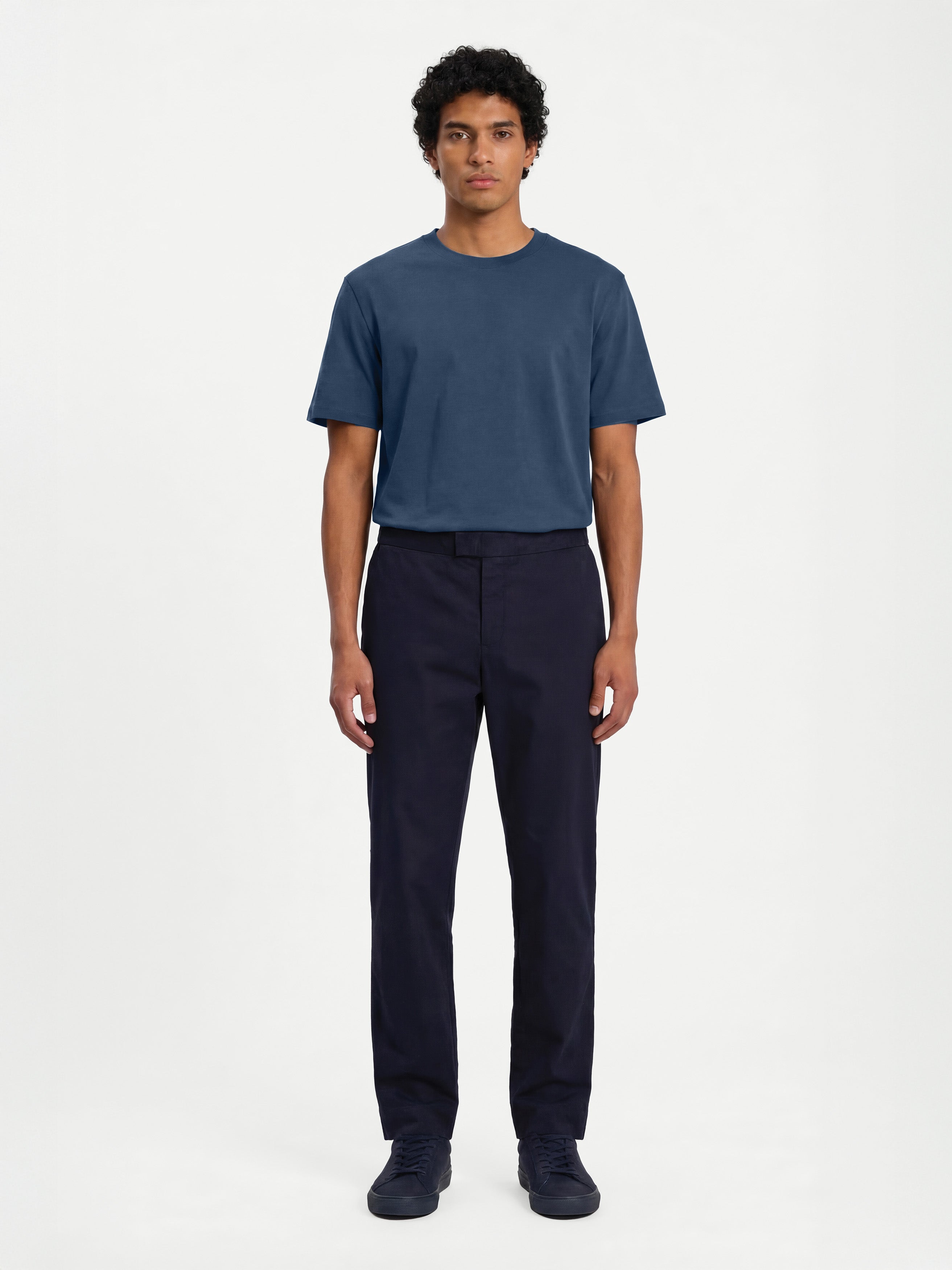 The 24 Trouser Regular || Navy | Stretch Cotton
