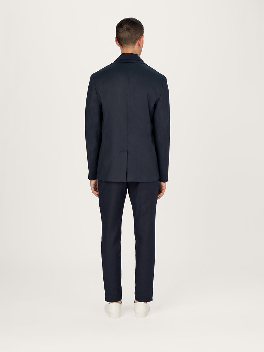 The Linen 24 Blazer || Navy | Linen