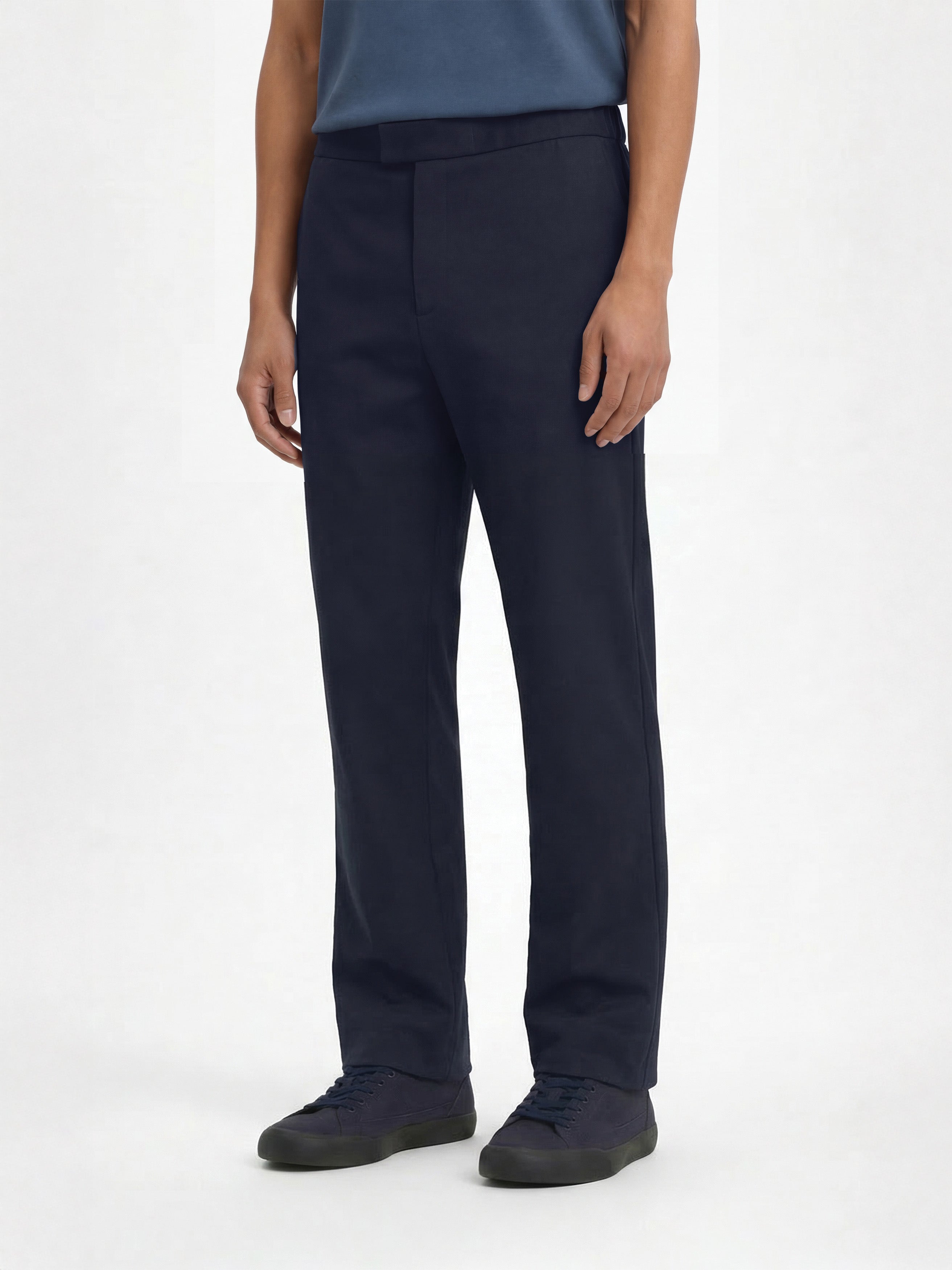 The 24 Trouser Regular || Navy | Stretch Cotton