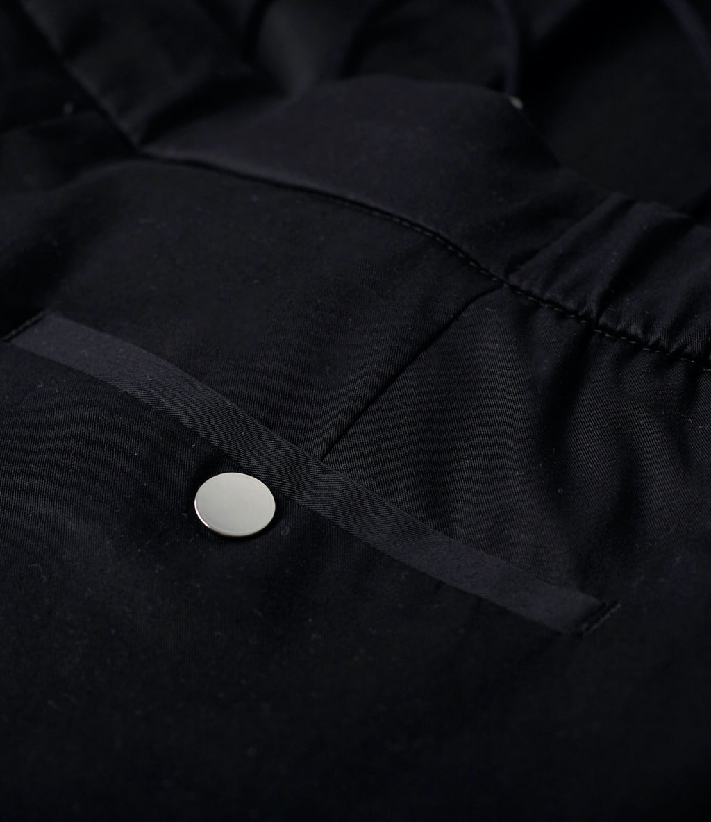 The 24 Trouser Regular || Black | Stretch Cotton